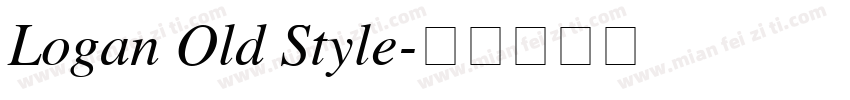 Logan Old Style字体转换
